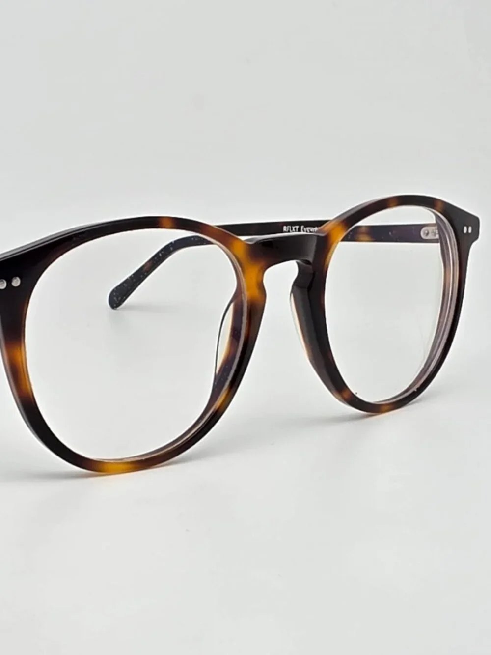 RFLKT Eyewear Prism C11 Brown Tortoise Eyeglasses Frame 48-19-138